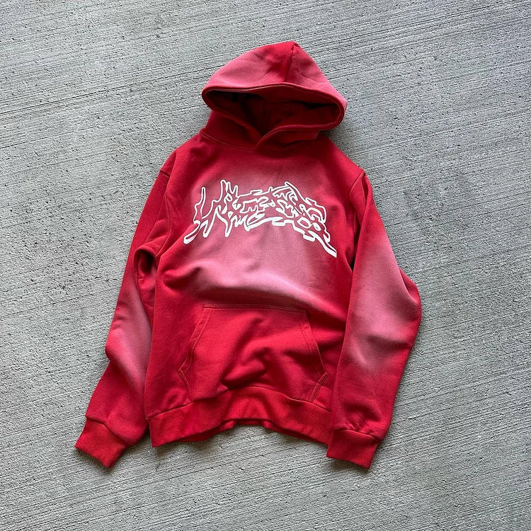 Casaco Casual Statement Street Style Cross Hoodie