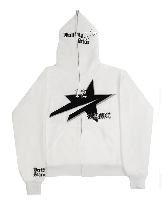 Falling StarBoy Full Zip Branco