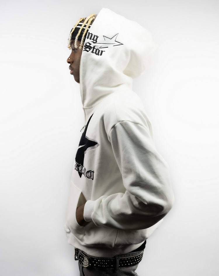 Falling StarBoy Full Zip Branco