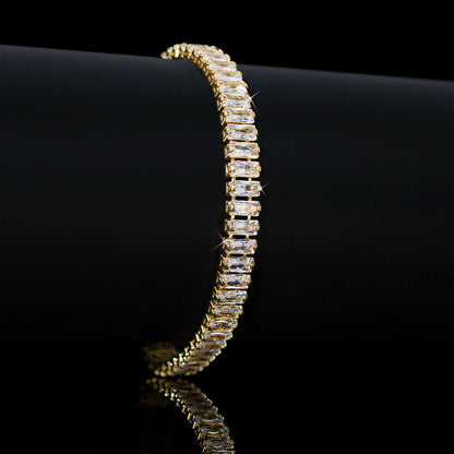 Pulseira de Strass Dourada